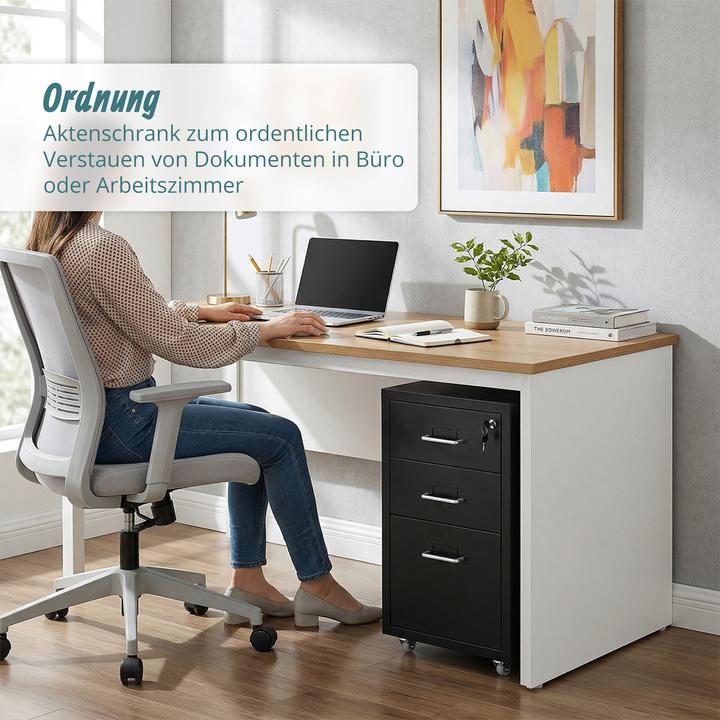 Produktbild Relaxdays Rollcontainer (28 x 41 x 45.50 cm)