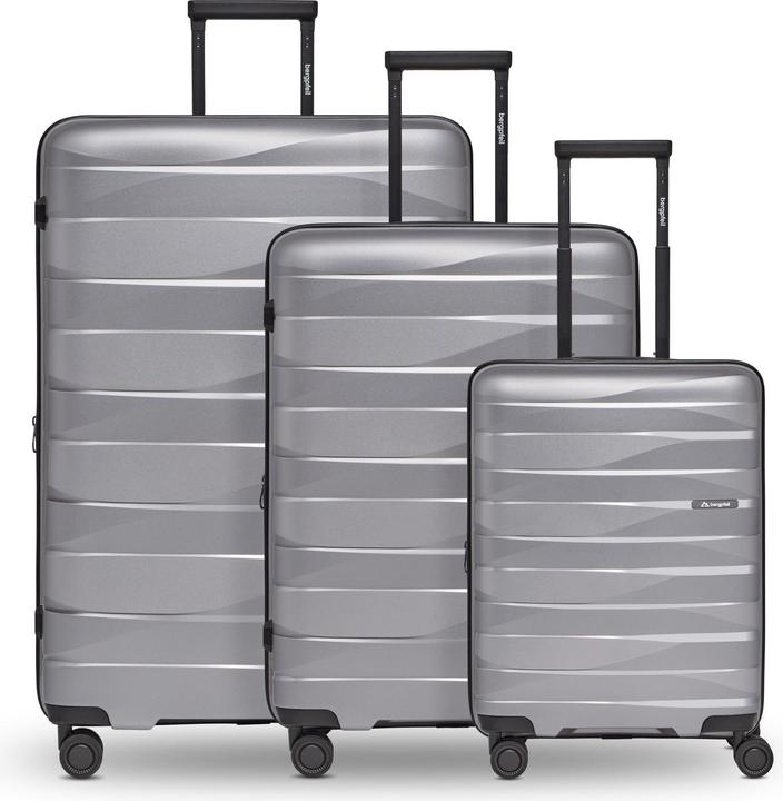 Image du produit Bergpfeil Travel Set de valises à 4 roulettes 3 pièces avec soufflet extensible (228 l)