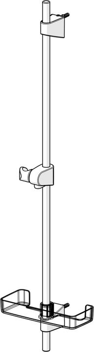 Immagine prodotto Hansa Hansabasicjet, lunghezza 960 mm, diametro 18 mm, portasapone, 44700300