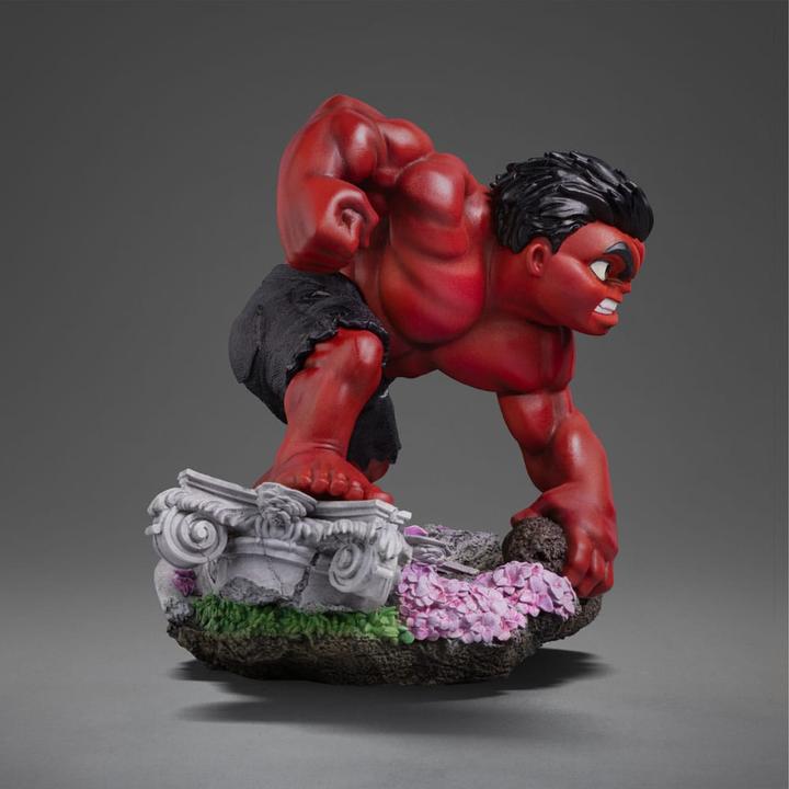 Actual product image Iron Studios Captain America 4 Mini Co. PVC Figure Red Hulk 16 cm