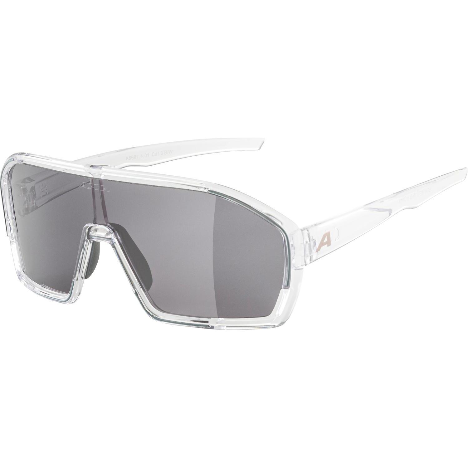 ALPINA SPORTS, Unisex, Sportbrille, Bonfire (Transparent, Silber), Grau