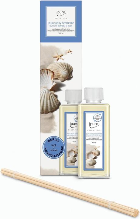 Image du produit Ipuro Recharge d'encens Sunny Beachtime avec bâtonnets 200 ml (200 ml)