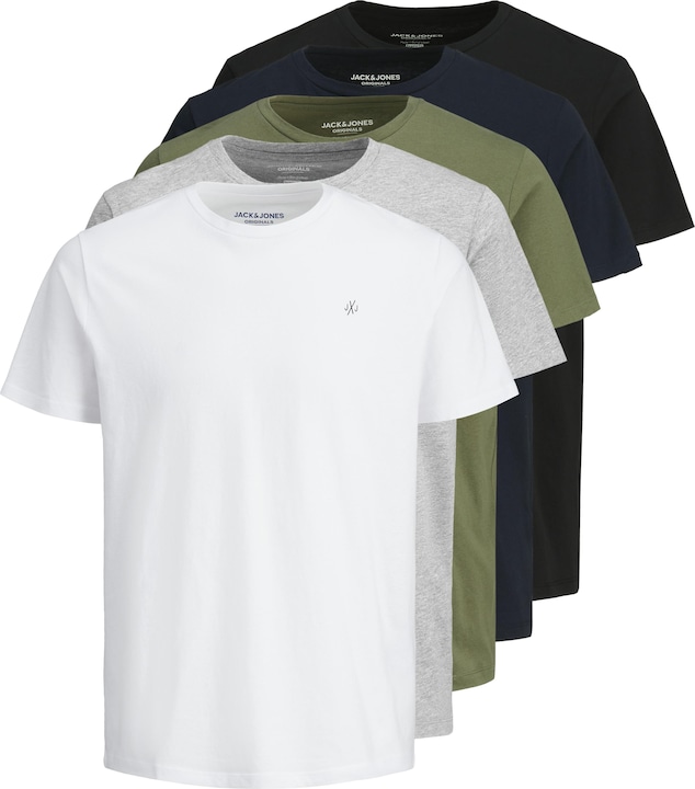Jack & Jones 5er-Pack T-Shirt (XXL)