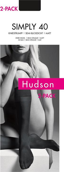 Image du produit Hudson Simply 20 (3 lot de 2) Mi-bas fins, couleur 545 anthracite, taille 35-38 (55 DEN, 35 - 38)