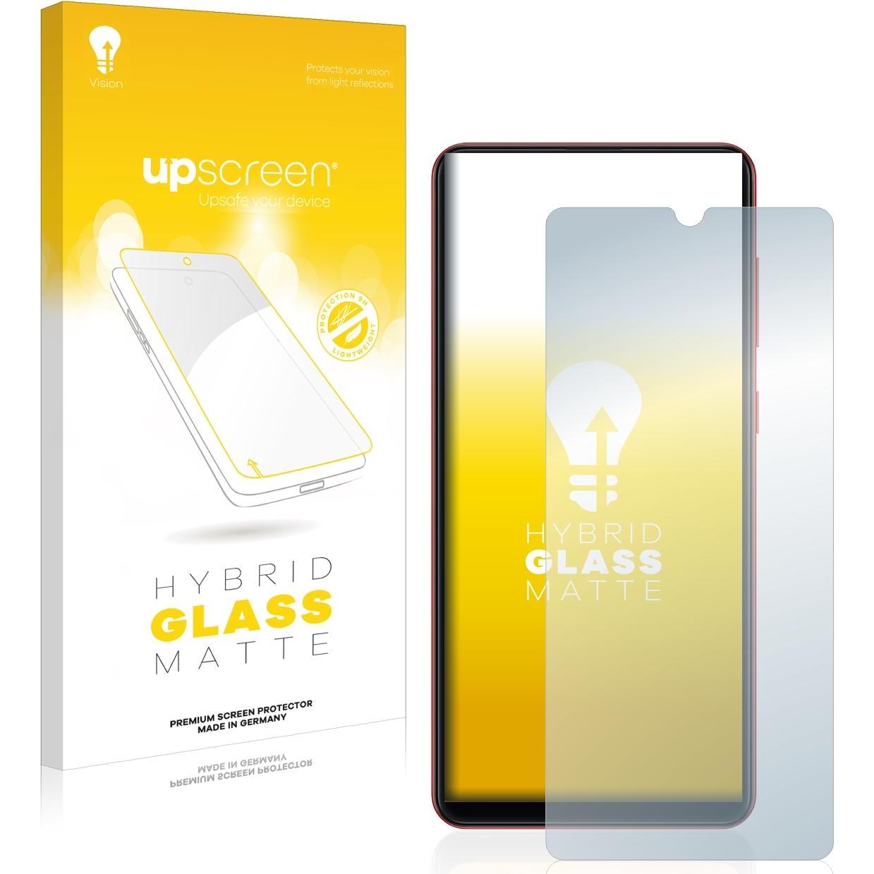 upscreen Reflection Shield Panzerglasfolie Matt (1 Stück, Samsung Galaxy A31), Smartphone Schutzfolie, Grau