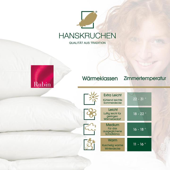 Actual product image Hanskruchen Rubin (940 g, 240 x 220 cm)