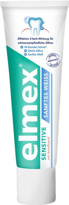 Image du produit Elmex Dentifrice blanc doux SENSITIVE (75 ml)
