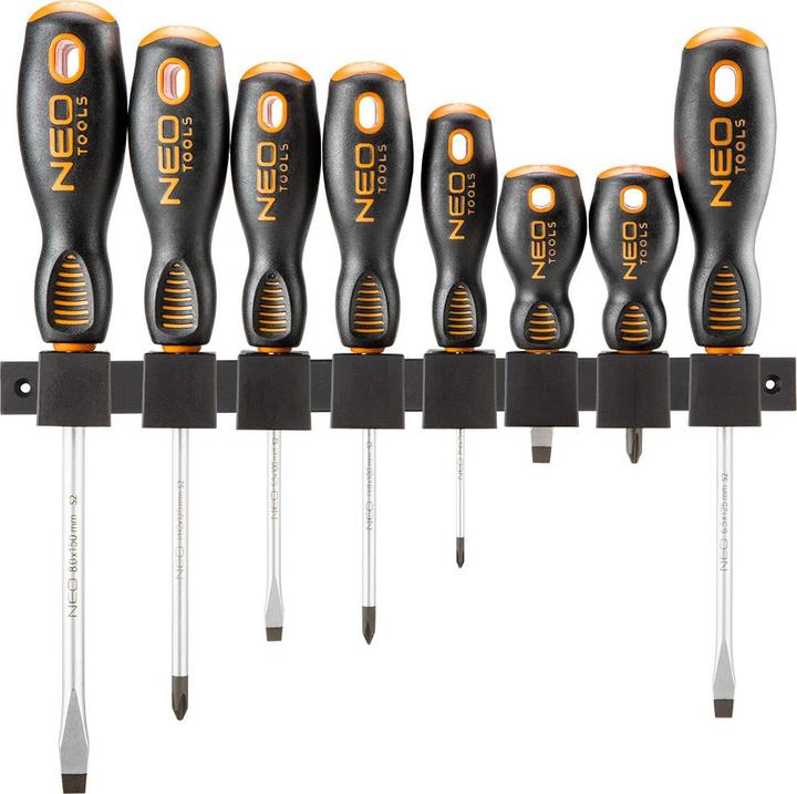 Actual product image Neo Screwdriver set 8 pcs. (04-207)