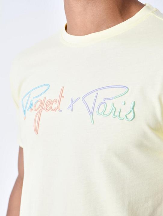 Actual product image Project X Paris rainbow embroidery t-hirt project x pari (S)