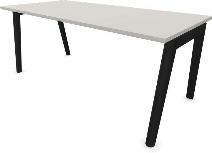 Esche gebeizt schwarz, Perlgrau