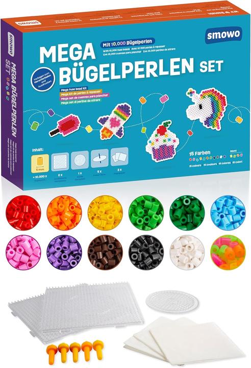 Immagine prodotto Smowo Bügelperlen-Set mit Steckplatten