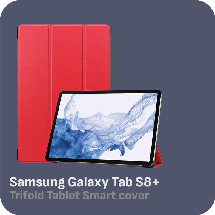 Actual product image Cazy Premium Smart Case Compatible with Samsung Galaxy Tab S8+ - Protective Case Cover - Automatic (Galaxy Tab S8+)
