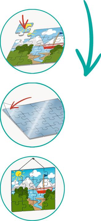 Produktbild Ravensburger My Puzzle Friends Glue Sheets (500 Teile)