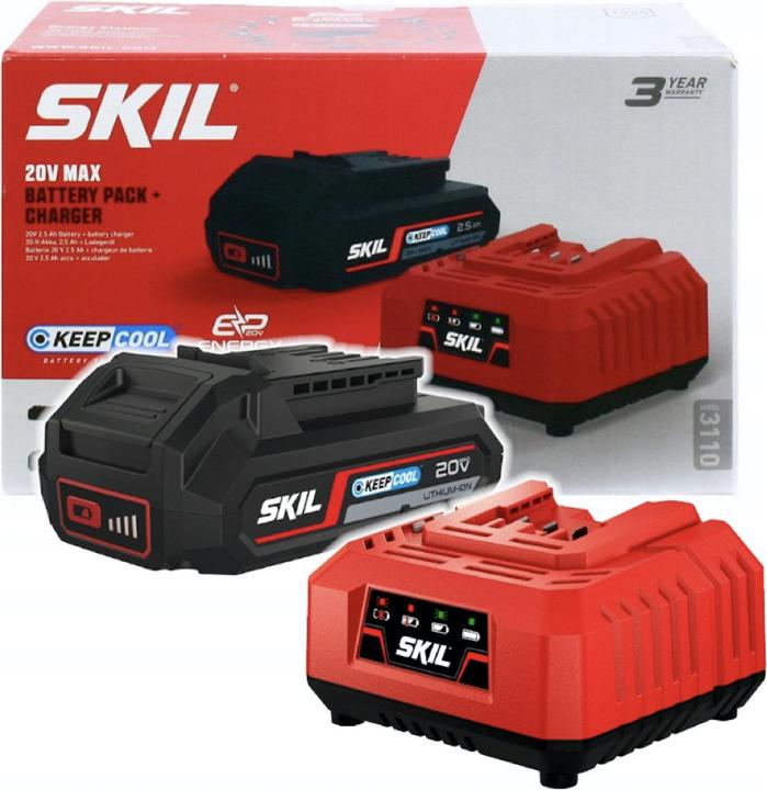 Produktbild Skil CHARGER AND BATTERY 2.5AH 3110AA 18V (20 V)