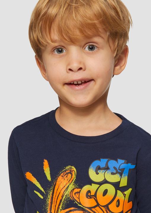 Produktbild S.Oliver T-Shirt Longsleeve mit Frontprint (92)