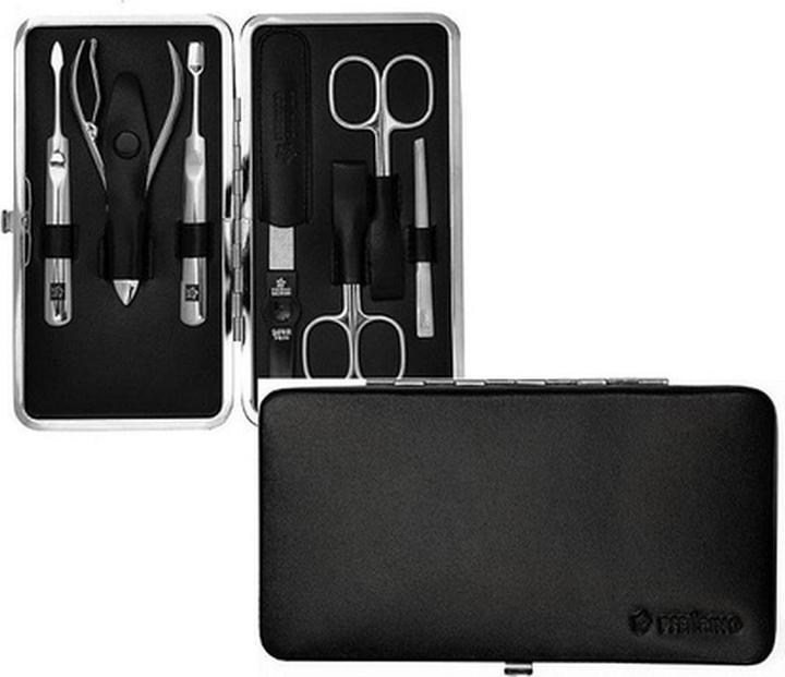 Produktbild Pfeilring Maniküre-Etui 7-teilig sz Rahmen, Rindleder, Nickel-Füllung