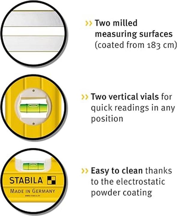 Produktbild Stabila Wasserwaage Type 96-2 (122 cm)
