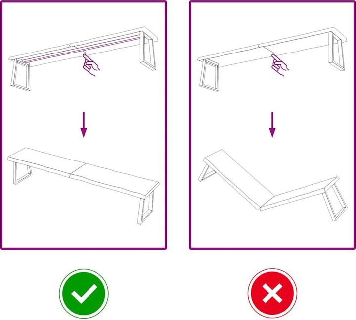 Image du produit vidaXL Tischplatte (200 x 40 cm)