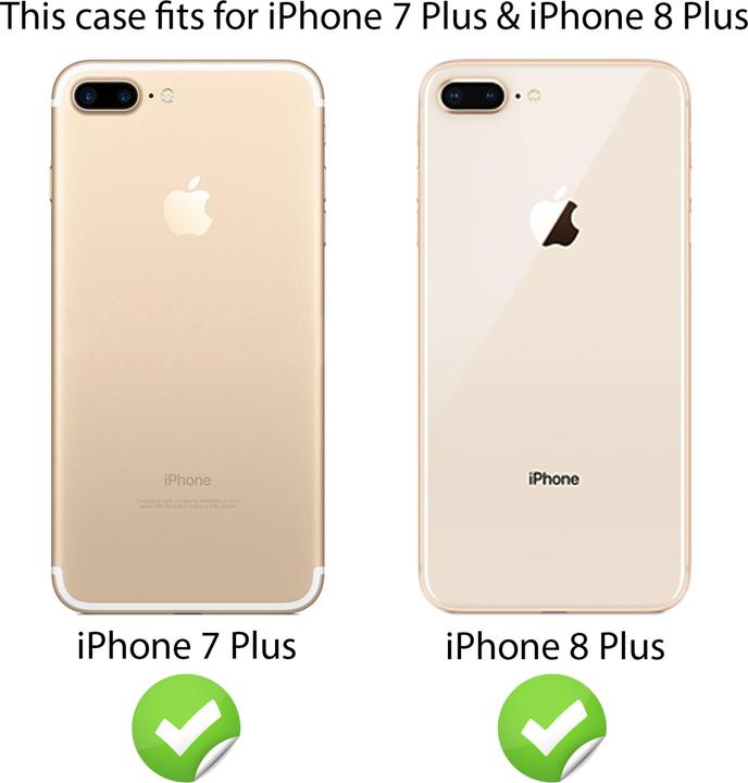 Produktbild Nalia Klapphülle (Apple iPhone 7 Plus, Apple iPhone 8 Plus)