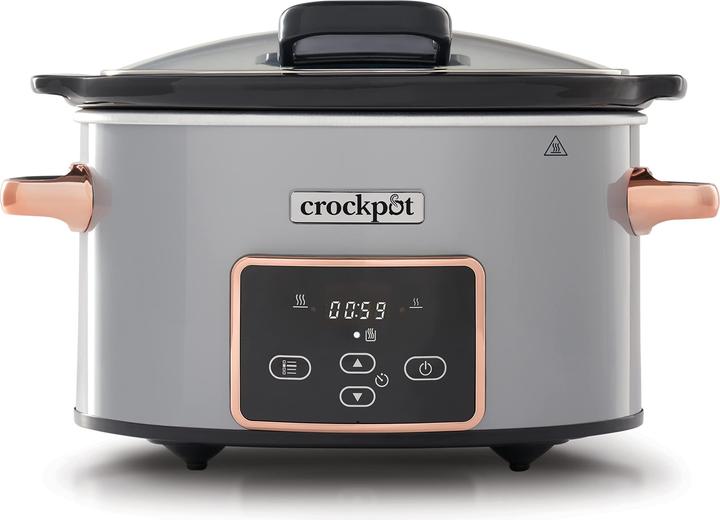 Crockpot CSC059X Cuiseur à braises argent & or rose