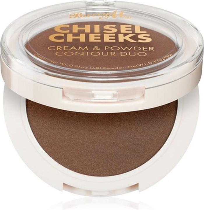 Actual product image Barry M Chisel Cheeks palette Medium Contouring Duo - 11g
