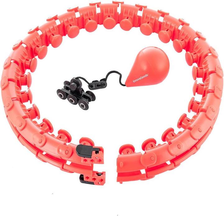 Image du produit InnovaGoods Hula Hoop avec balle de poids - réglable (132 cm, 280 g)