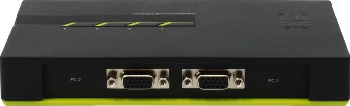 Produktbild LevelOne KVM-0422: 4Port Kabel-KVM-Switch