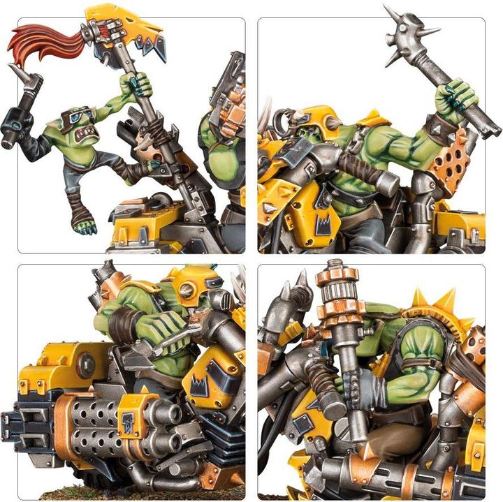 Actual product image Games Workshop Warhammer 40k - Ork Warbiker Mob (Plastic)