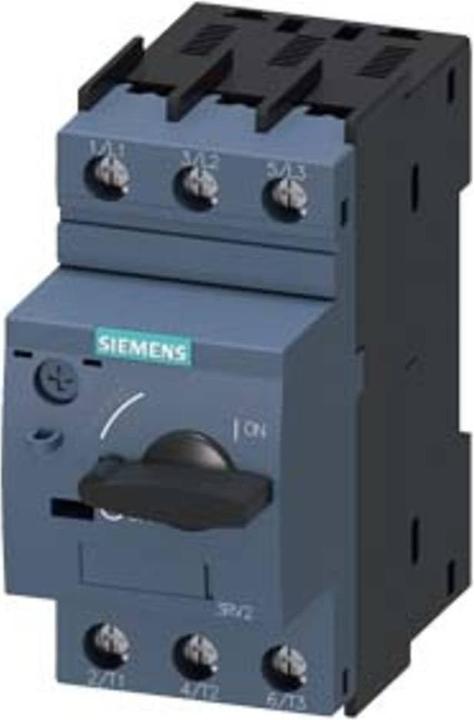 Actual product image Siemens Circuit breaker for motor protection 2.5A