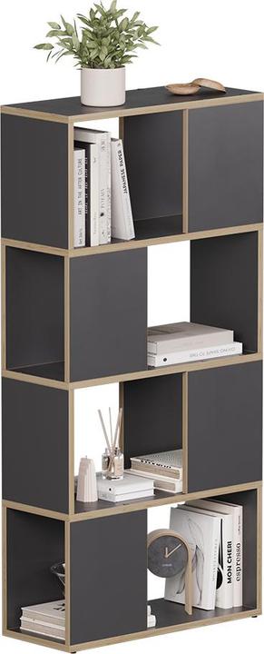 Actual product image Vicco Raumteiler Eneos, Anthrazit/Eiche, 60 x 124.5 cm