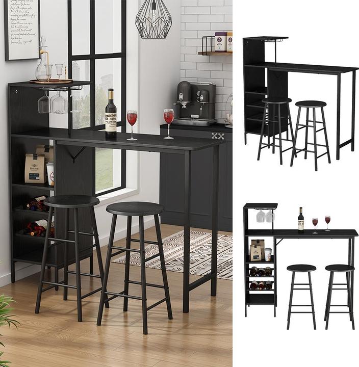 Actual product image Vicco Naila with 2 stools (121.5 x 40 x 120 cm)