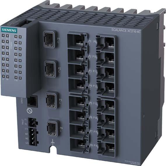 Productafbeelding Siemens 6GK52164BS002AC2 6GK5216-4BS00-2AC2 Industriële Ethernetschakelaar (12 ports)