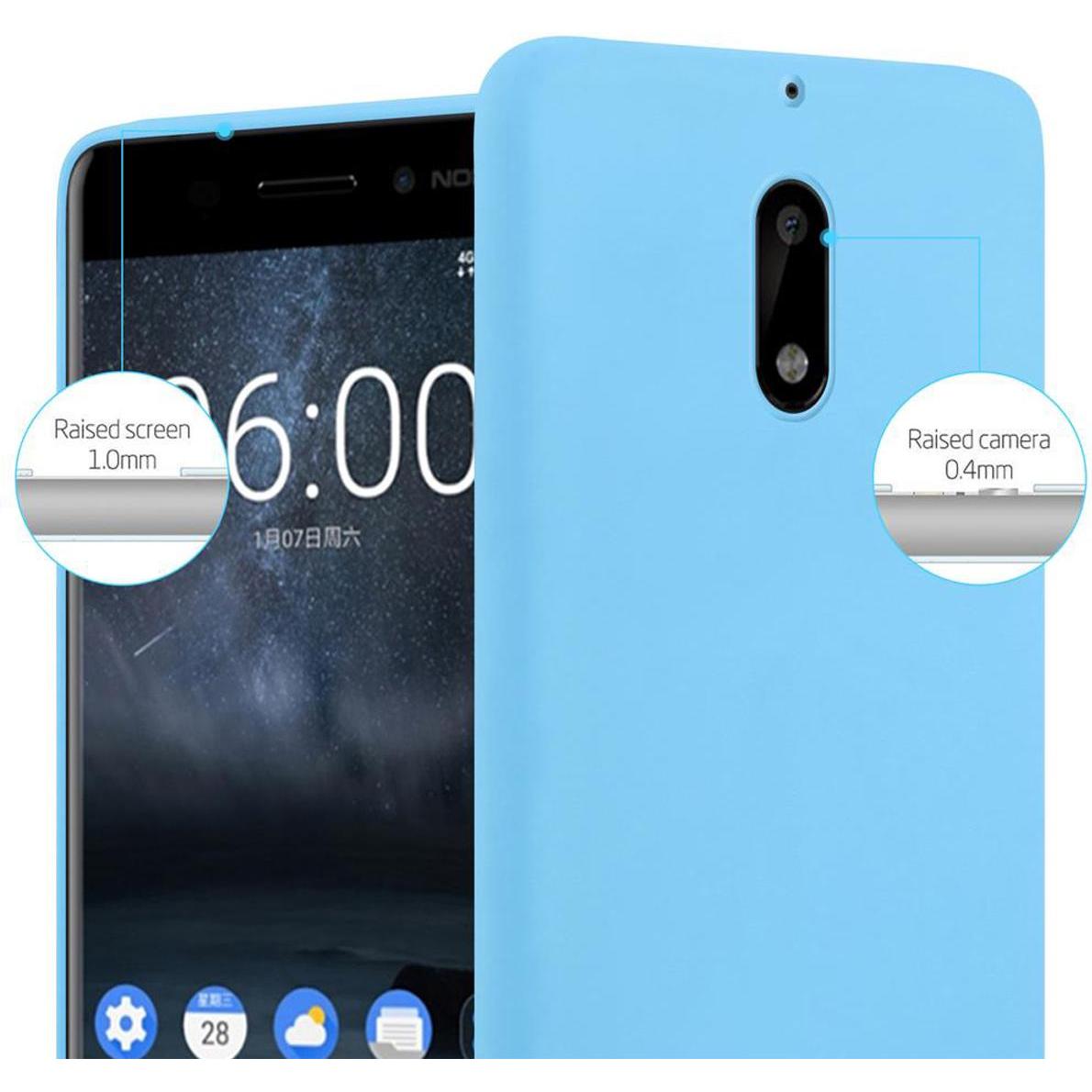 Thumbnail - Cadorabo TPU Candy Cover (Nokia 6), Smartphone Hülle, Blau