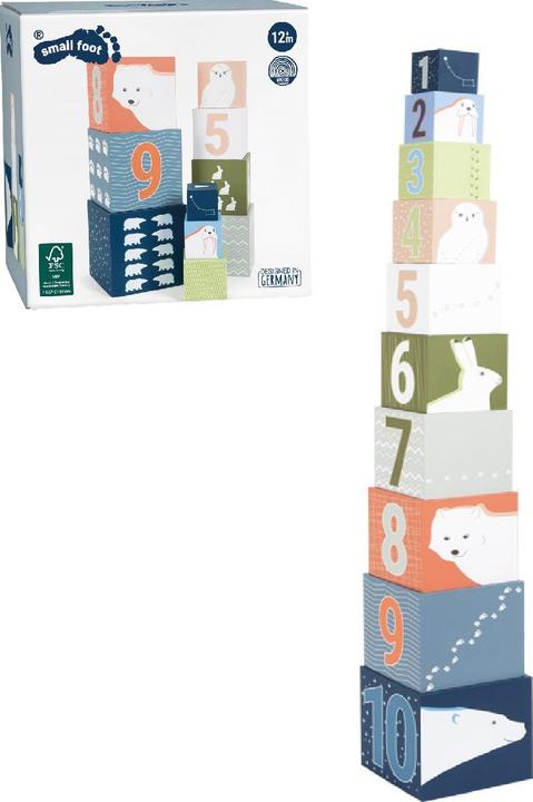 Actual product image small foot Arctic" stacking cube