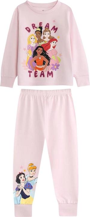 Disney Princess Schlafanzug mit langer Hose Mädchen Langärmlig (2erPack)