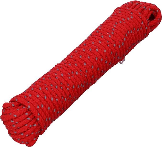 Helpmate PP-Seil, 5 mm, reflektierend, rot, 15 m, 1 Stück (15 m)