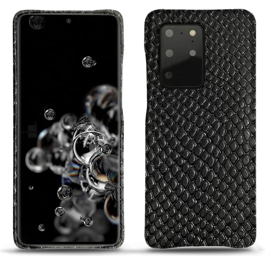 Noreve Lederschutzhülle (Samsung Galaxy S20+ 5G), Smartphone Hülle, Schwarz