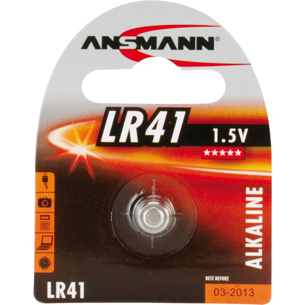 Ansmann Lr41 (1 pz., LR41, 35 mAh), Batterie + pile
