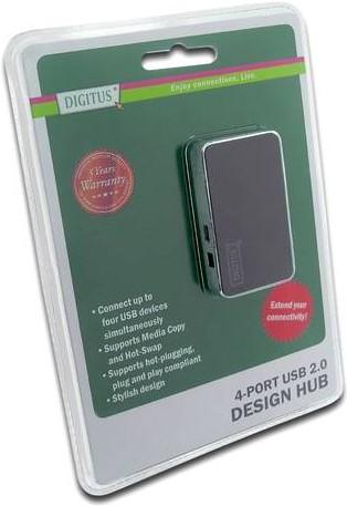 Image du produit Digitus Hub USB 2.0 (USB-A, 4 ports)