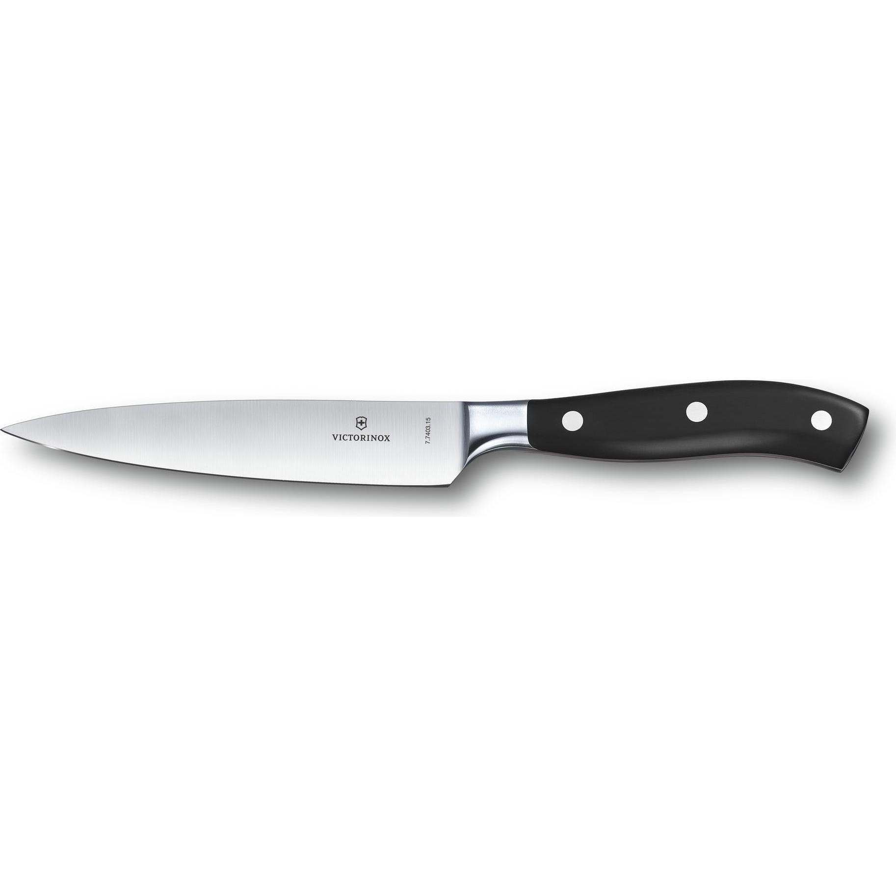 Victorinox Grand Maître, Küchenmesser, Silber, Schwarz