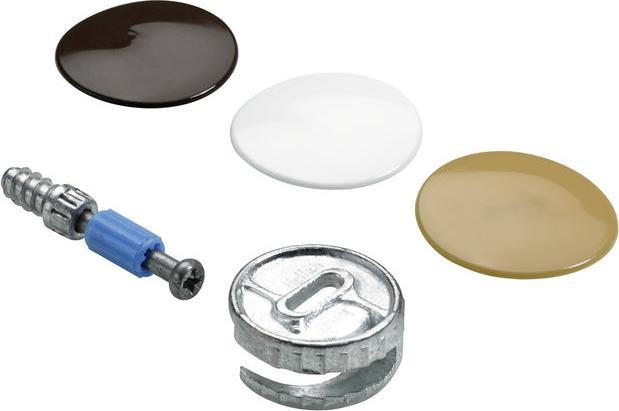 Actual product image Hettich Verbindungsbeschlag 25/24,5 mm, verzinkt (Connection fitting, 8 pcs.)