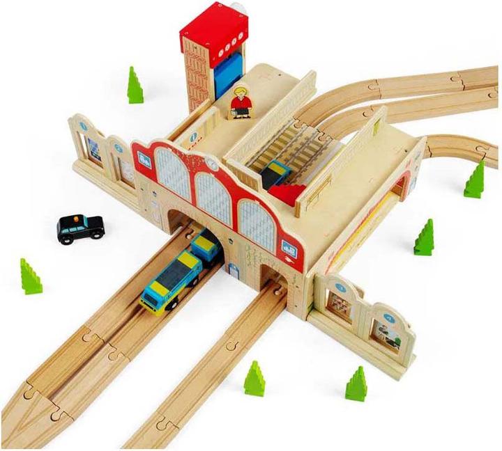 Produktbild Bigjigs Holzspielset „Grand Central Station“