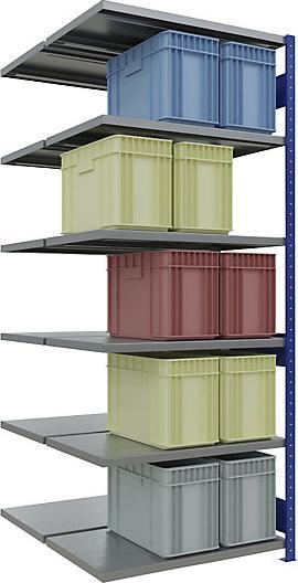 Actual product image eurokraft pro Boltless shelving, double row
