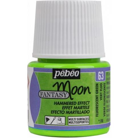 Pebeo, Künstlerfarbe + Bastelfarbe, Fantasy Moon (Neongrun, 45 ml)