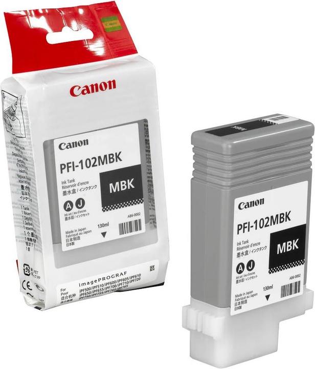 Actual product image Canon Pfi-102mbk (MBK)