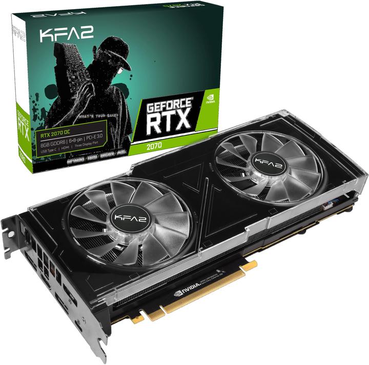 Produktbild KFA2 GeForce RTX 2070 OC (8 GB, GDDR6)