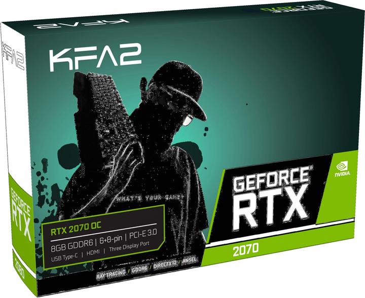 Produktbild KFA2 GeForce RTX 2070 OC (8 GB, GDDR6)