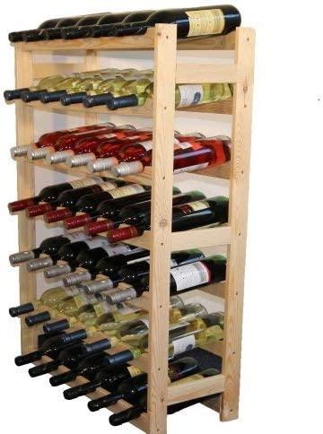 Produktbild Modo24 Weinregal aus Holz (42 Fl.)