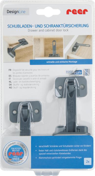 Produktbild Reer DesignLine Schubladen- und Schranktürsicherung