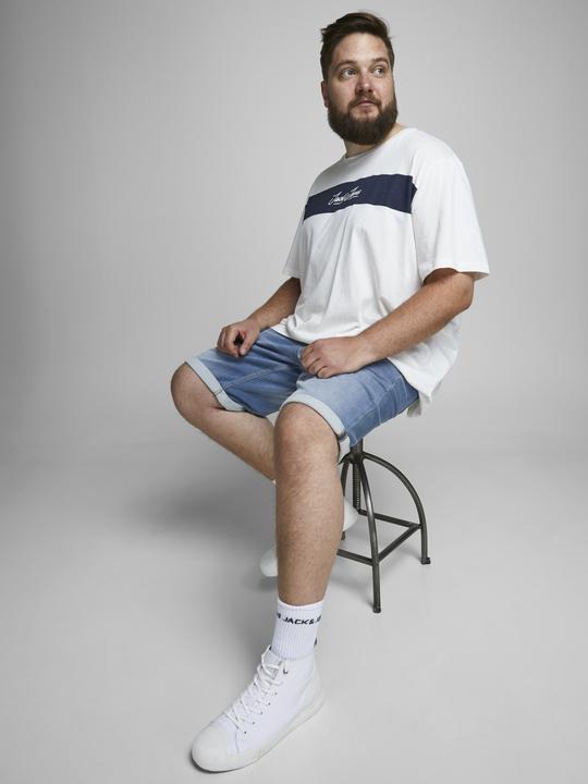 Produktbild Jack & Jones Plus Size Rick Icon Indigo Knit Plus Size Jeans Shorts (44)